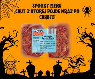 🧡 Novinka, z ktorej pôjde mráz po chrbte! 👻 Predstavujeme Piper’s BARF – Hovädzie Spooky Menu (2×250 g) 60 % hovädzie mäso...
