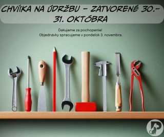 🔧 Chvíľka na údržbu 🔧 Naše Piper’s BARF Centrum bude zatvorené 30.–31. októbra. Objednávky spracujeme v pondelok 3....